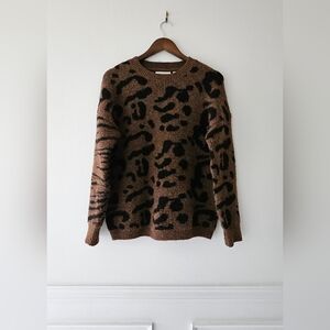 RD style animal print sweater